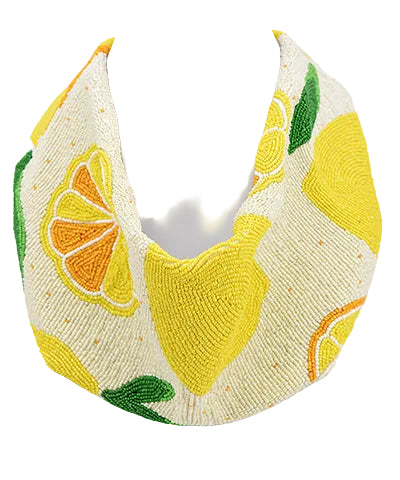 The Lemon Grove Scarf Necklace