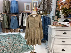Mushroom Long Sleeve Dress
