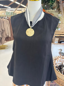 Black Flare Top