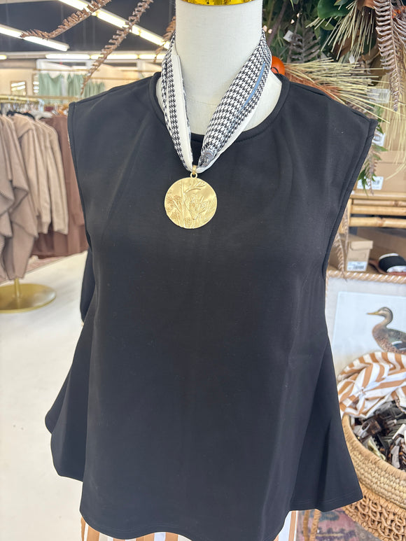 Black Flare Top