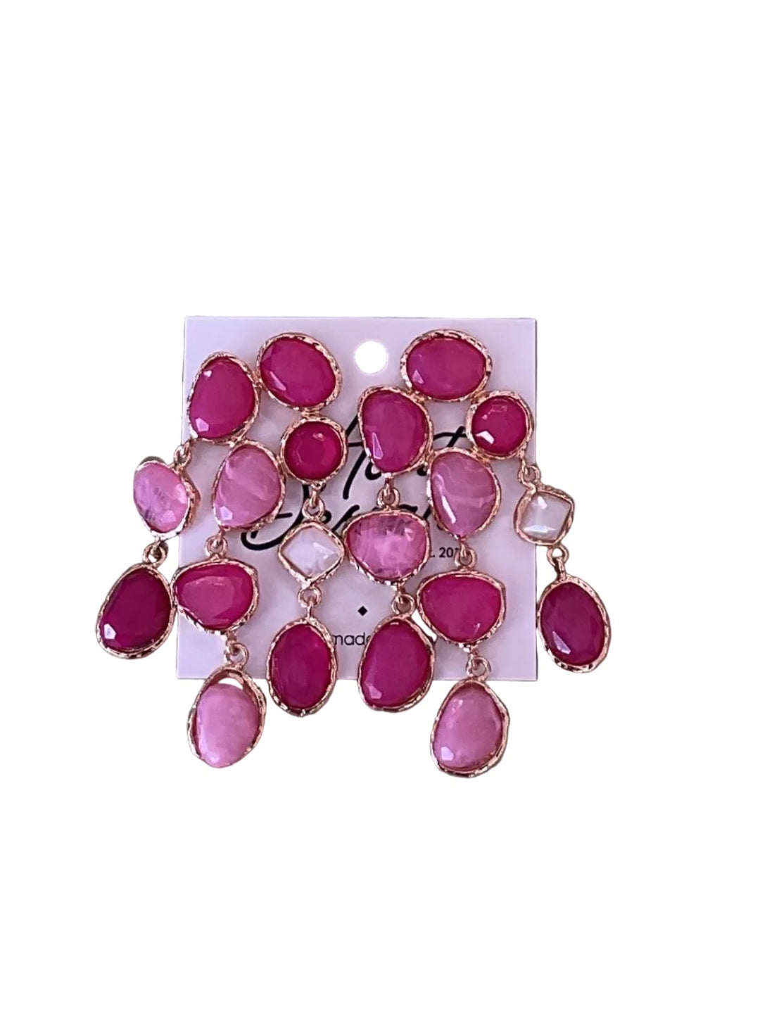 Fuchsia Glam Earrings