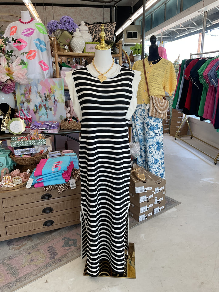 Striped breezy dress