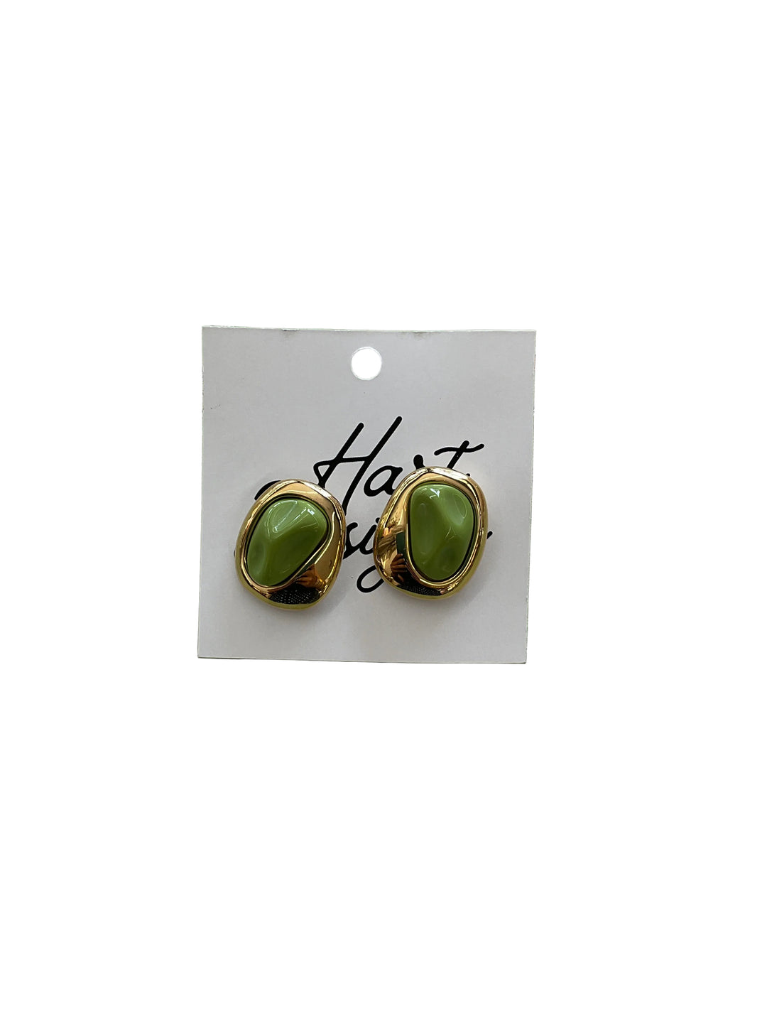 Olive Spark Studs