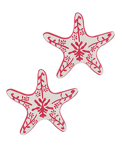 The Pink Tide Starfish Earrings