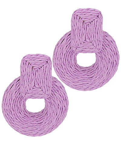 The Woven Drop Earrings