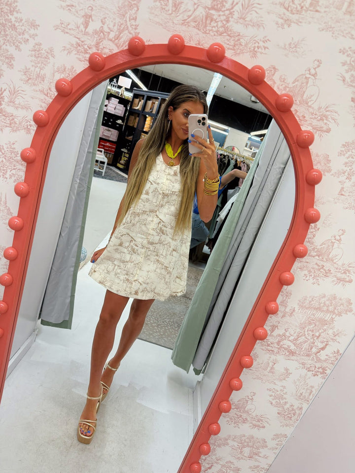 Countryside Sketch Mini Dress