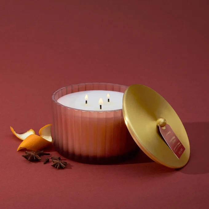 Pomander Clove 3-Wick Statement Candle