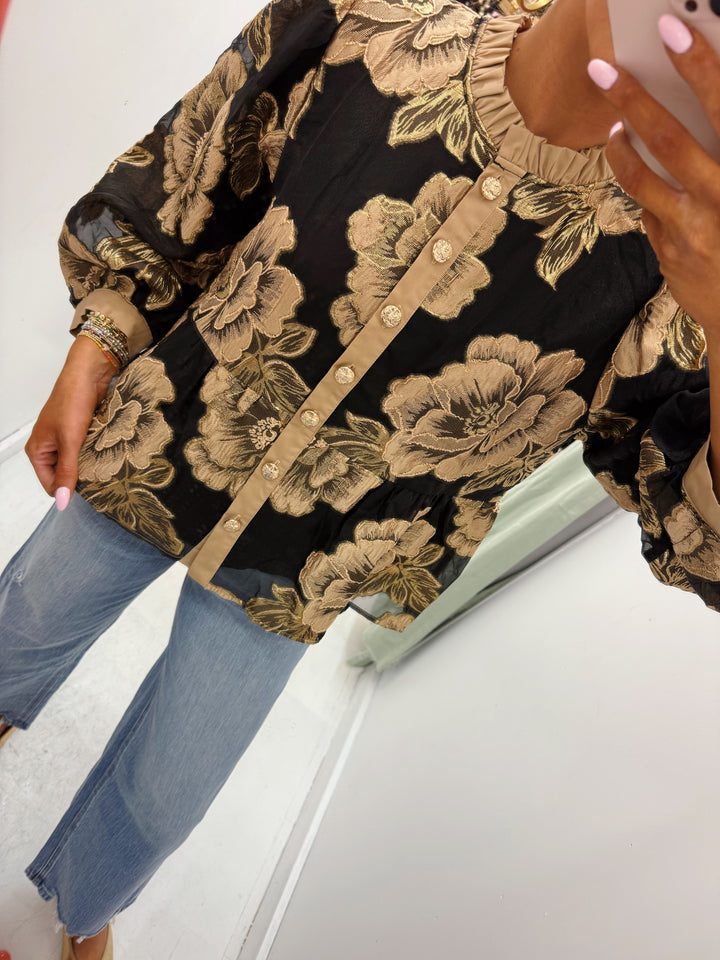Gold Petal Blouse