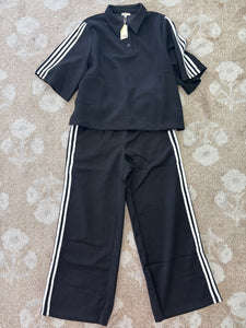 Black Striped Set