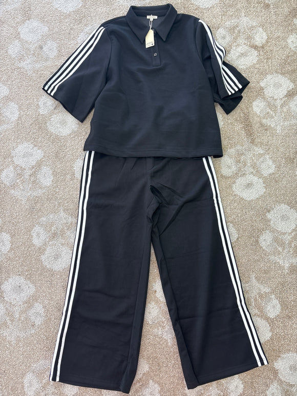 Black Striped Set
