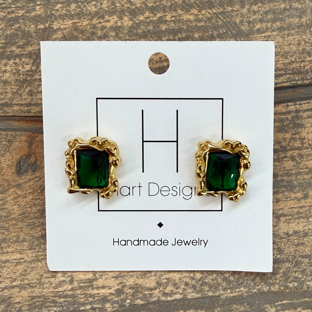 Emerald Estate Studs