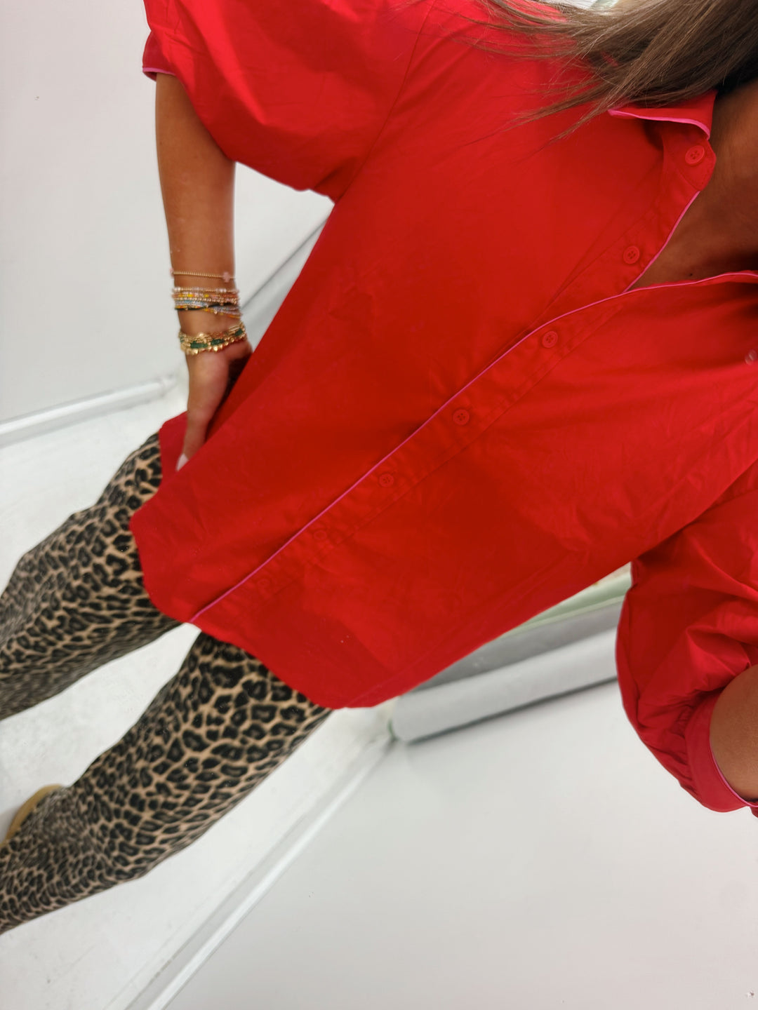 The Cherry Crush Poplin Top