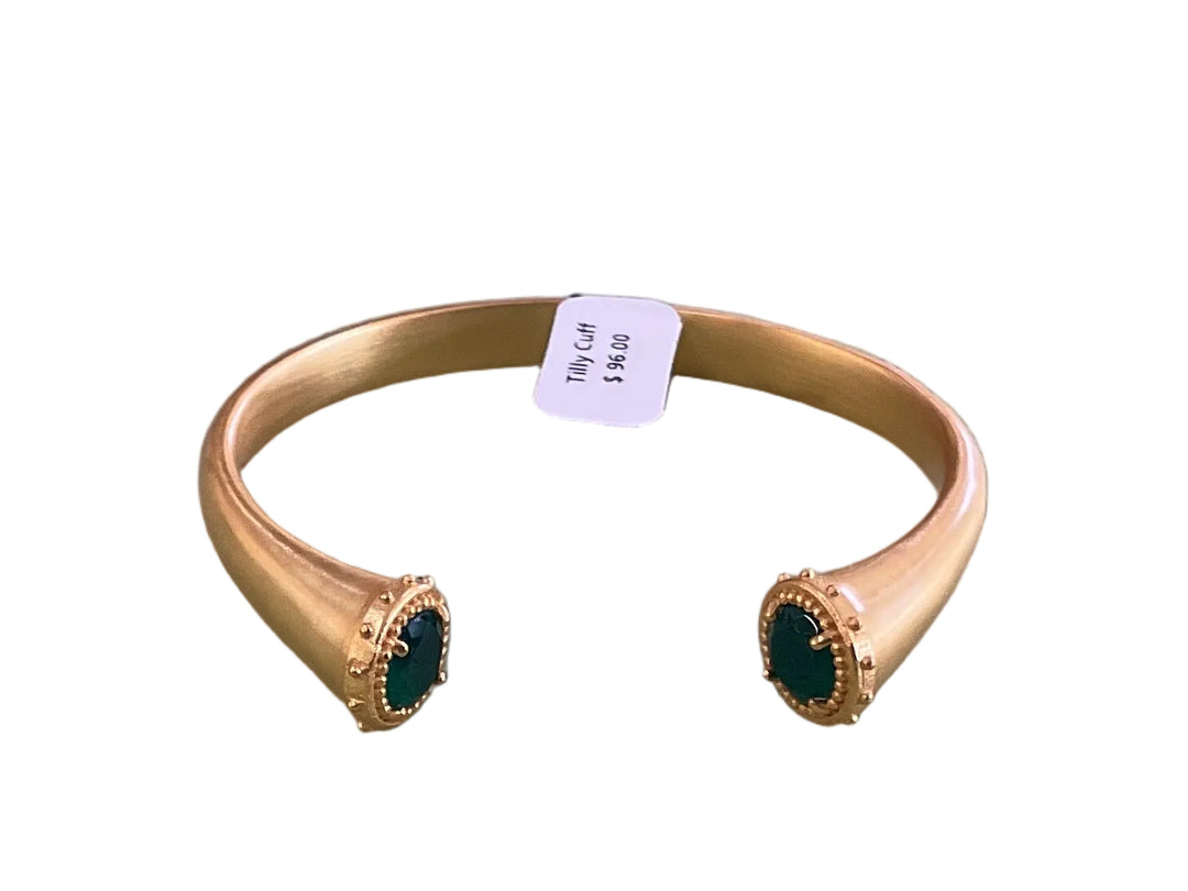 TATUM JAMES DESIGNS | Green Tilly Cuff