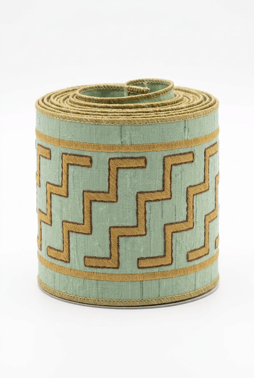John Mark Ribbon | 4 Inch Khaki