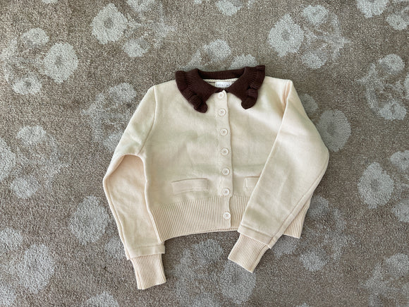 Cream Collared Top