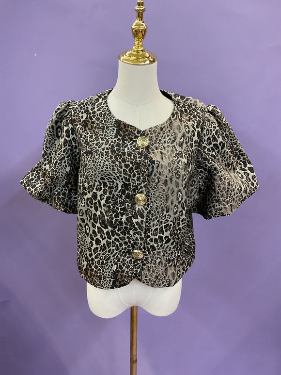 Sage Pleat Shirt