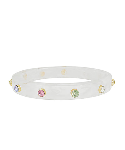 The Crystal Dot Bangle