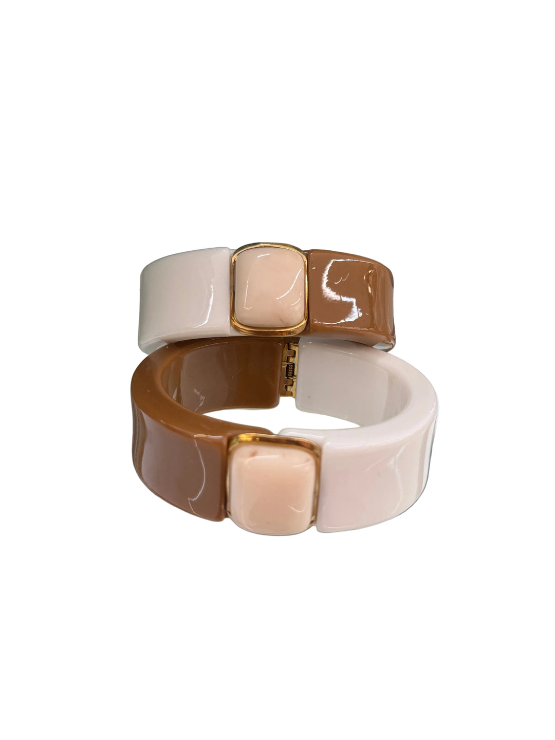 The Cream &amp; Camel Bangle Bracelet | HART DESIGNS