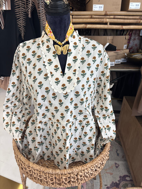 Fall floral top