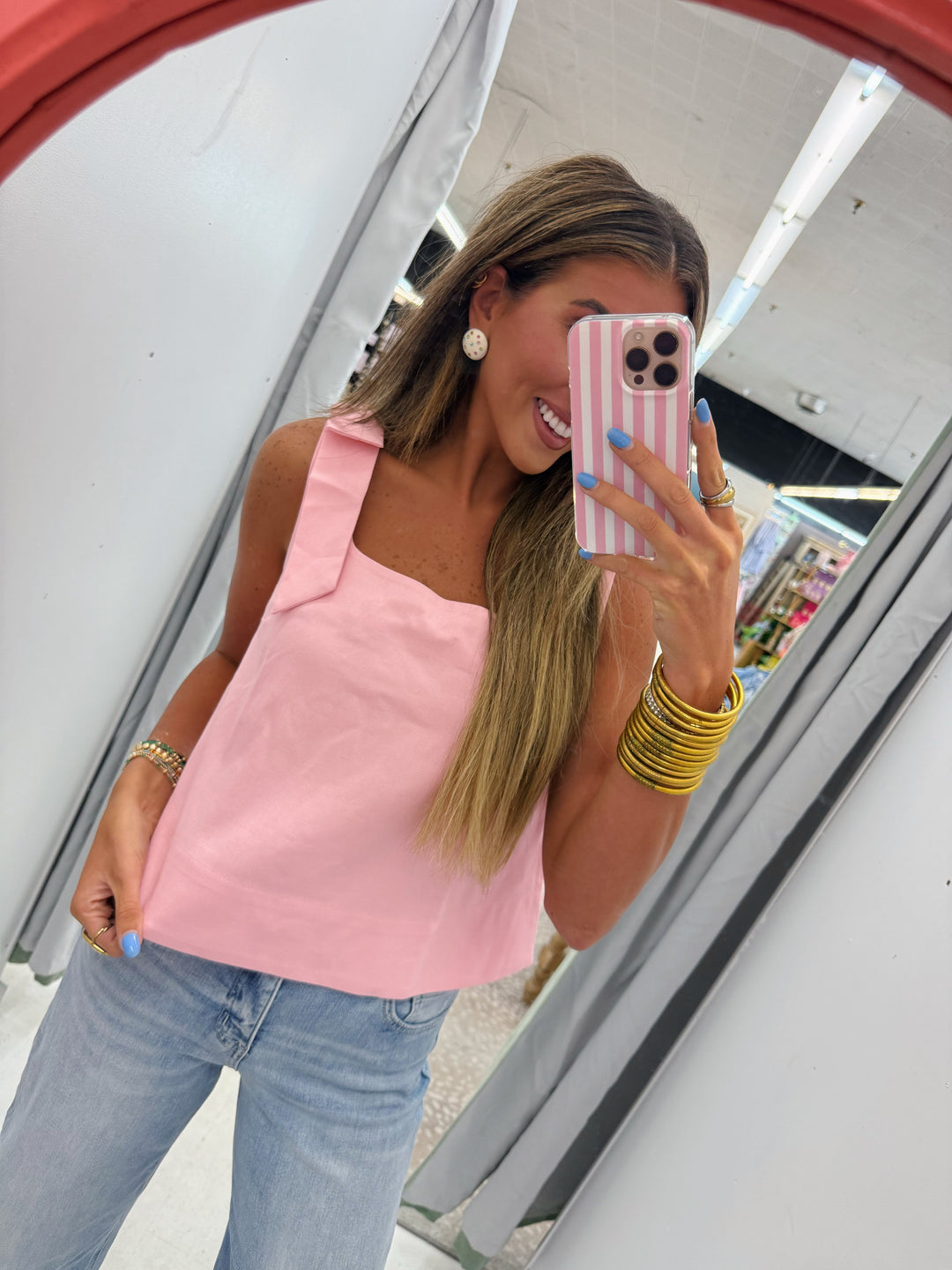 Cotton Candy Bow Top