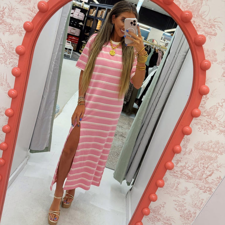 Sweet Stripe Day Dress