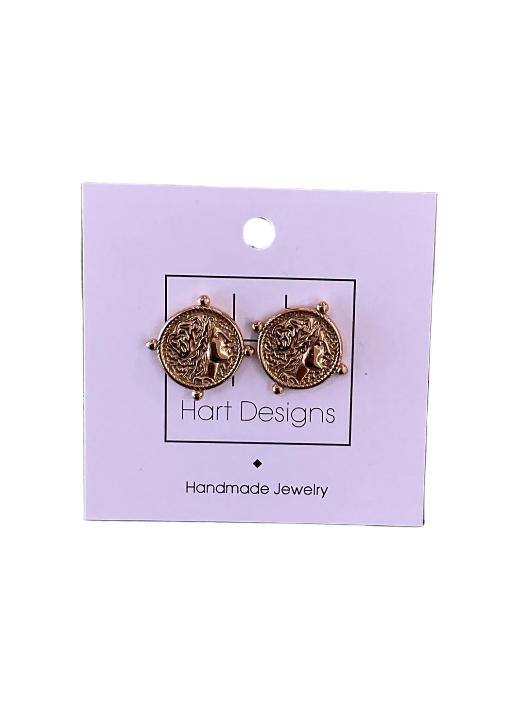 The Bold Medallion Earings