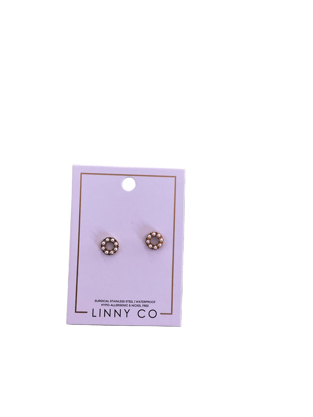 Screwback Stud- Brinley Pearl