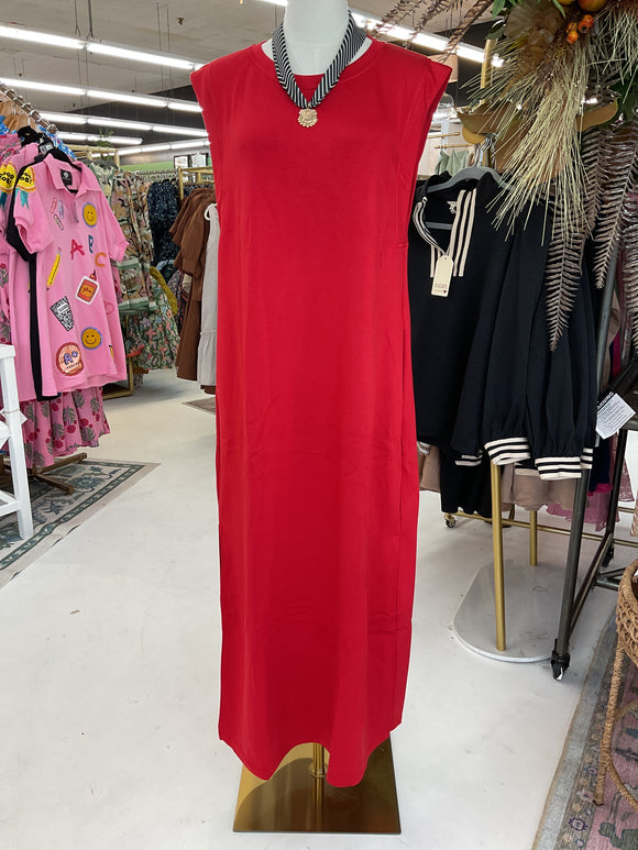 Long Red Dress
