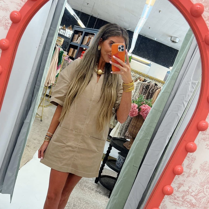 The Effortless Khaki Dress