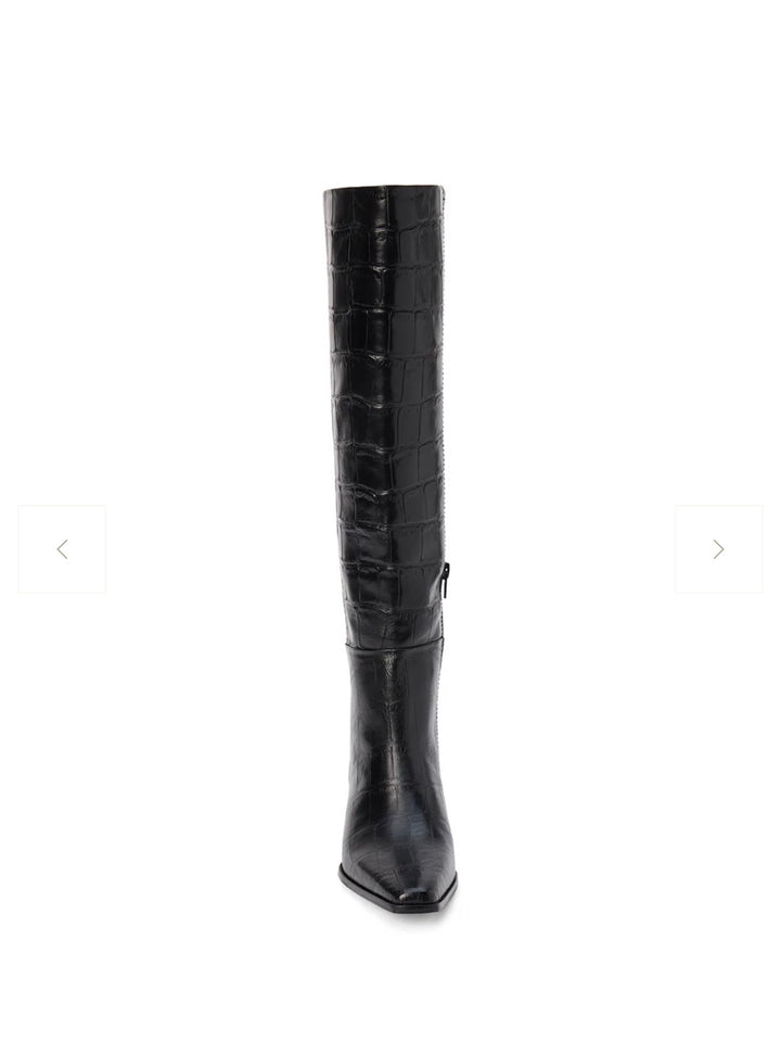 Ellington Knee-High Boot | Black Croc
