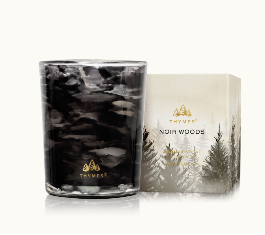 Noir Woods Votive Candle