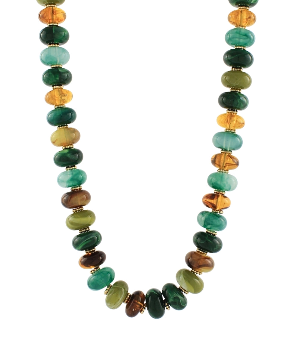 The Evergreen Beaded Necklace