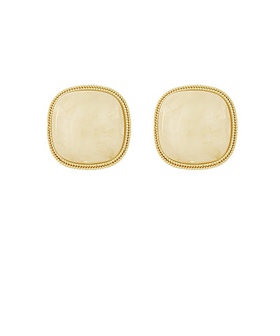 Marble Touch Stud Earrings