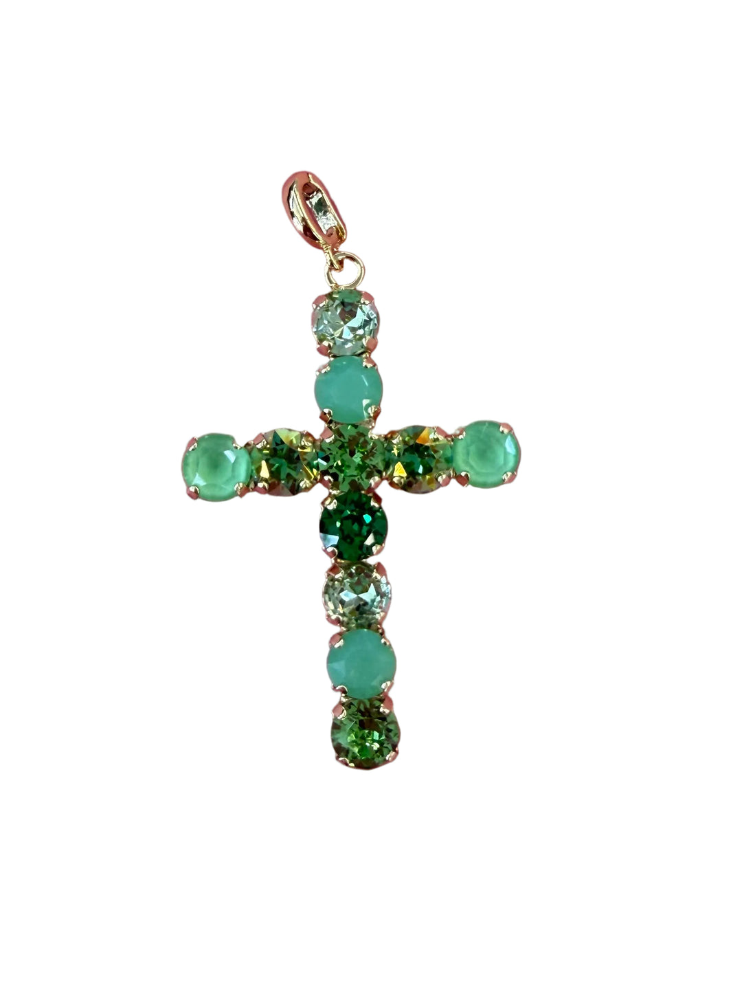 Studded Cross Pendant