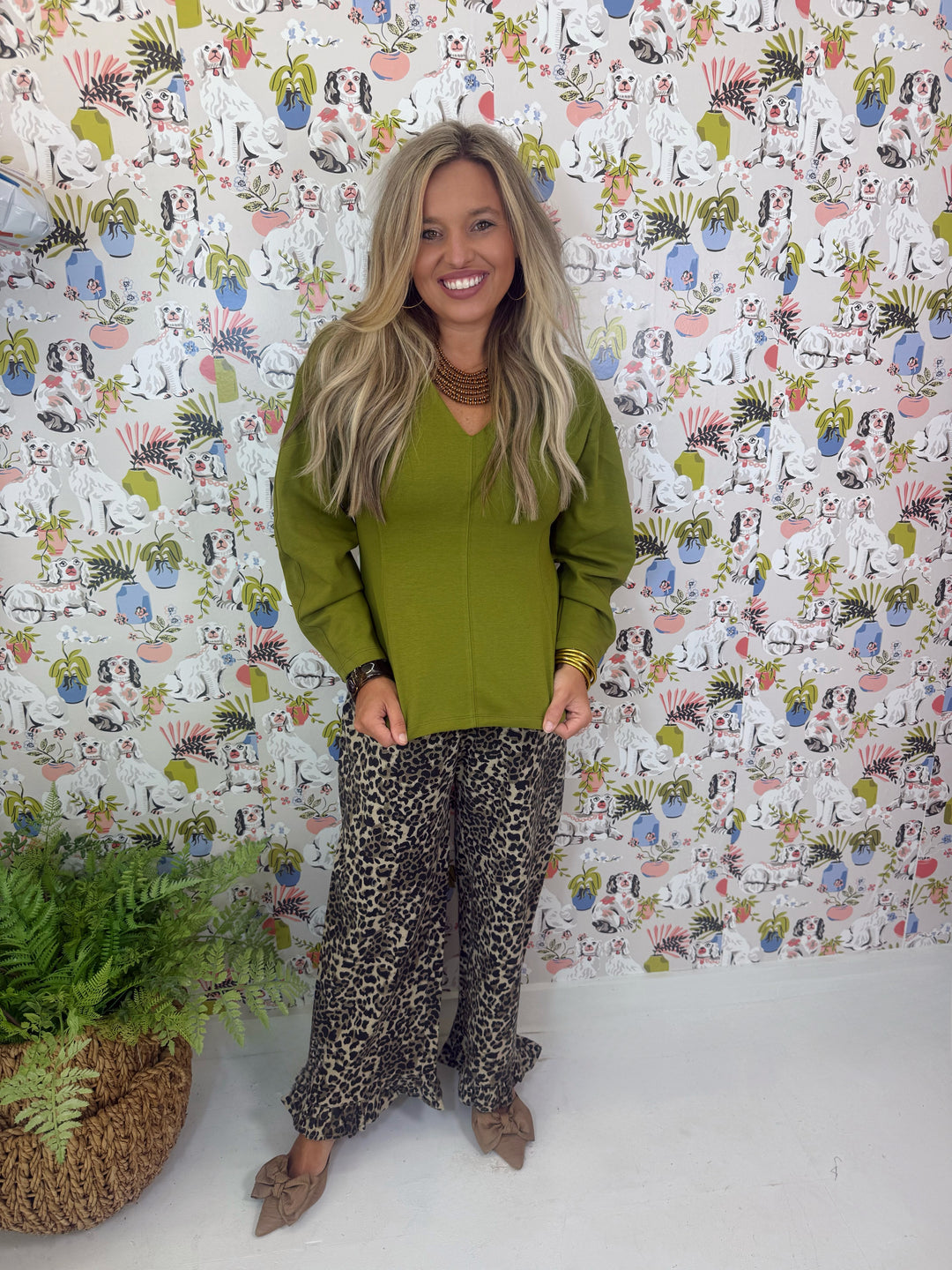 The Olive Branch Top