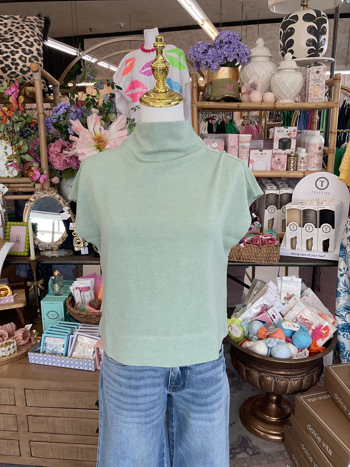 High neck blouse