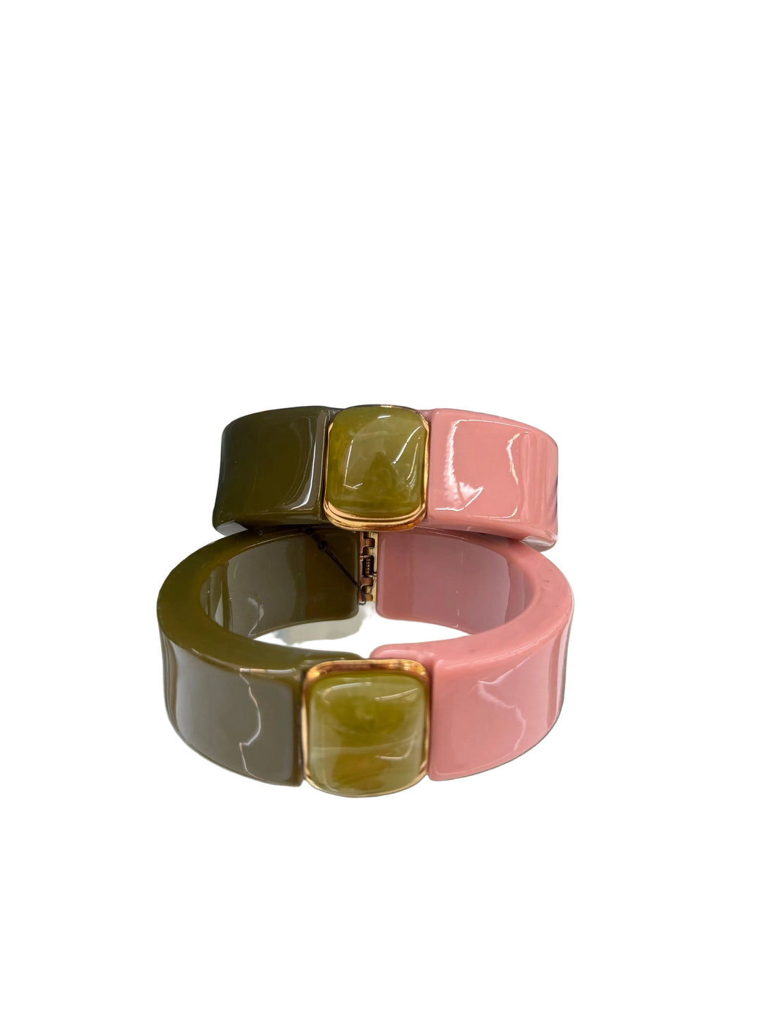 The Olive &amp; Blush Bangle Bracelet | HART DESIGNS