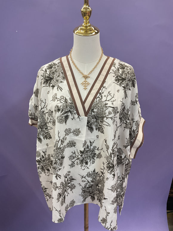 Ivory Flora Tunic