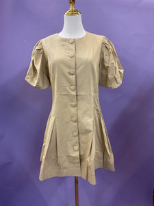 The Sandstone Puff Dress