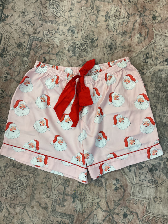 Santa Pajama Shorts