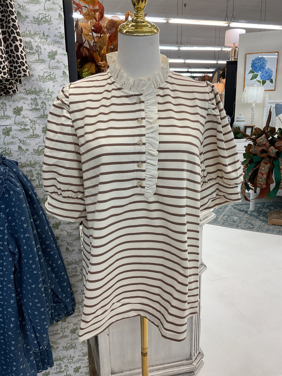 Cream Mocha Top