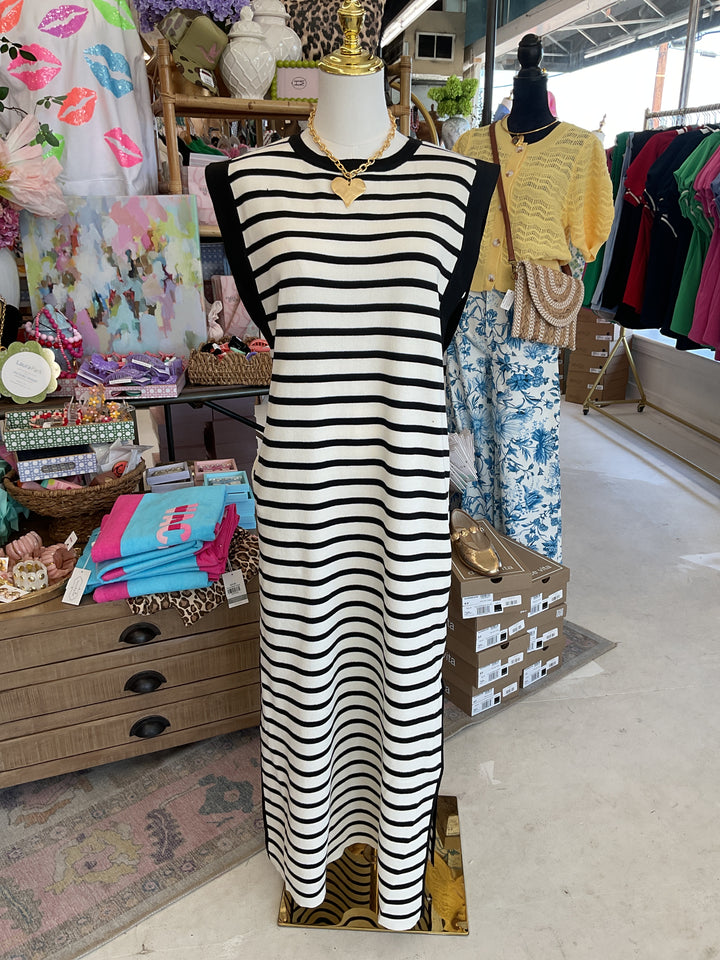 Striped breezy dress