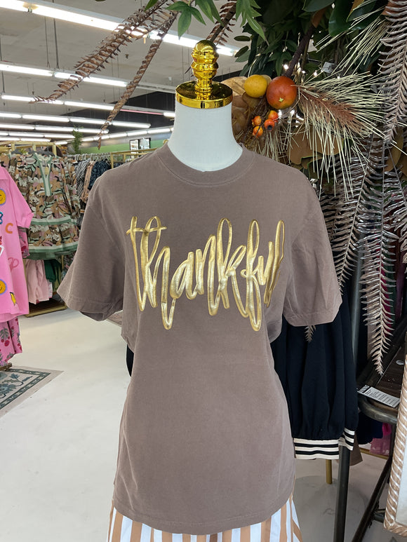 Mocha Thankful Shirt