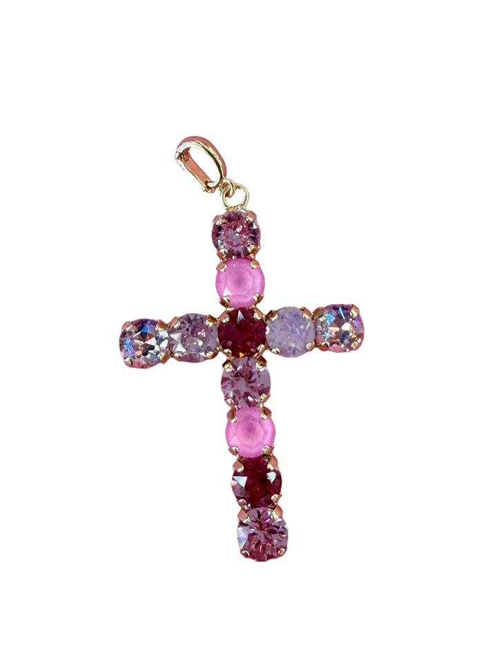 Studded Cross Pendant