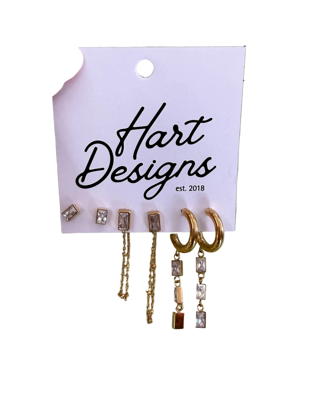 The Golden Rectangle Earring Set | HART DESIGNS