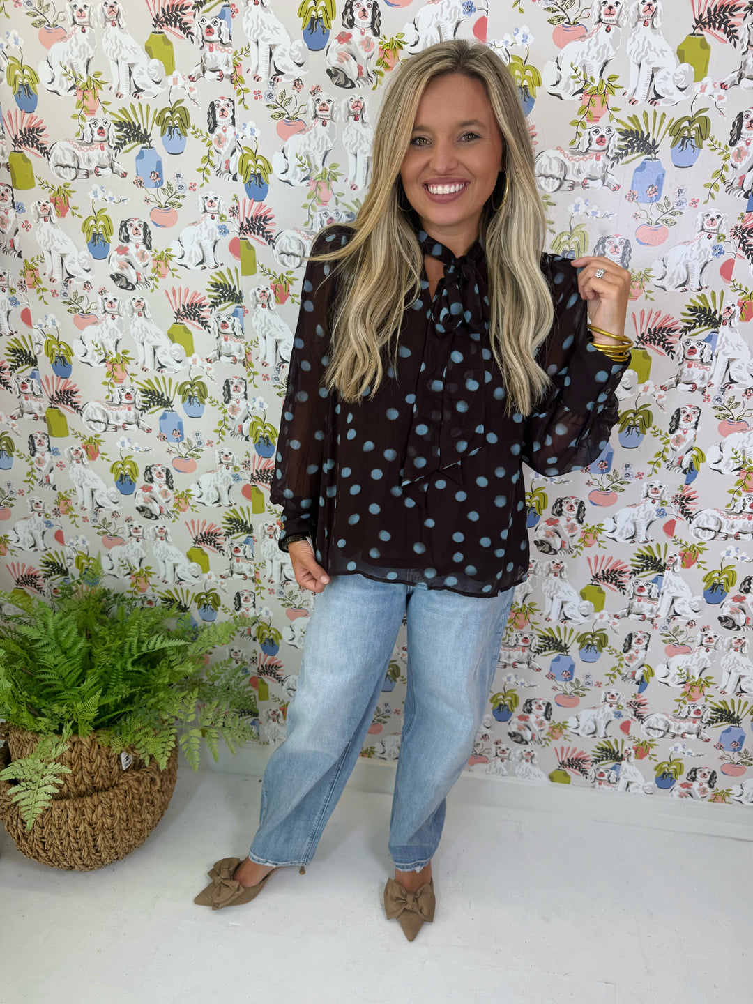The Mocha Morning Blouse