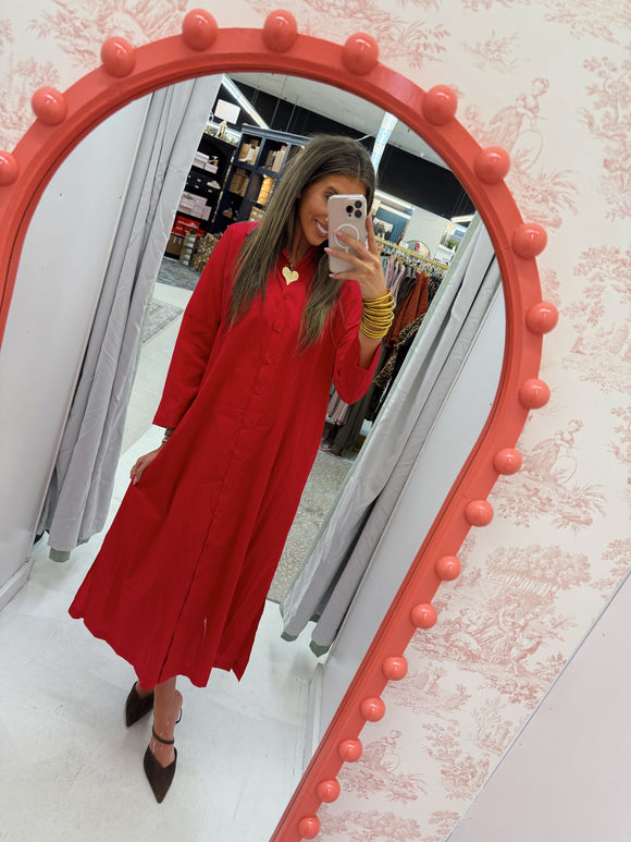 Adrienne Red Maxi Dress