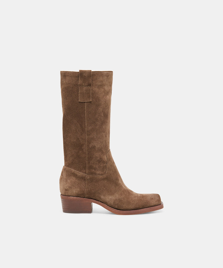 Romie Boots Chocolate Suede | dolce vita