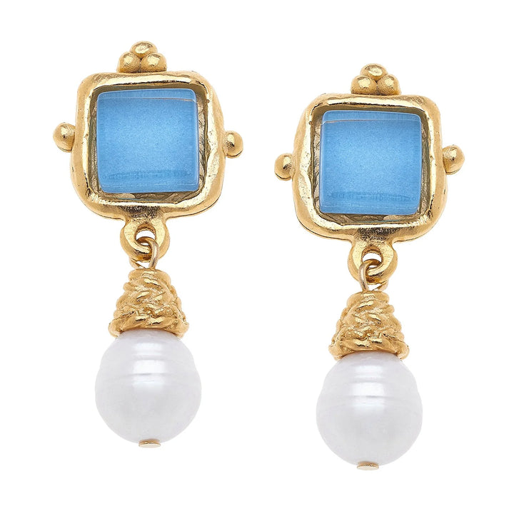 Susan Shaw Colored Gemstone Earrings