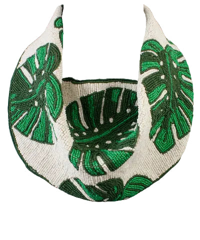 The Palm Paradise Scarf Necklace